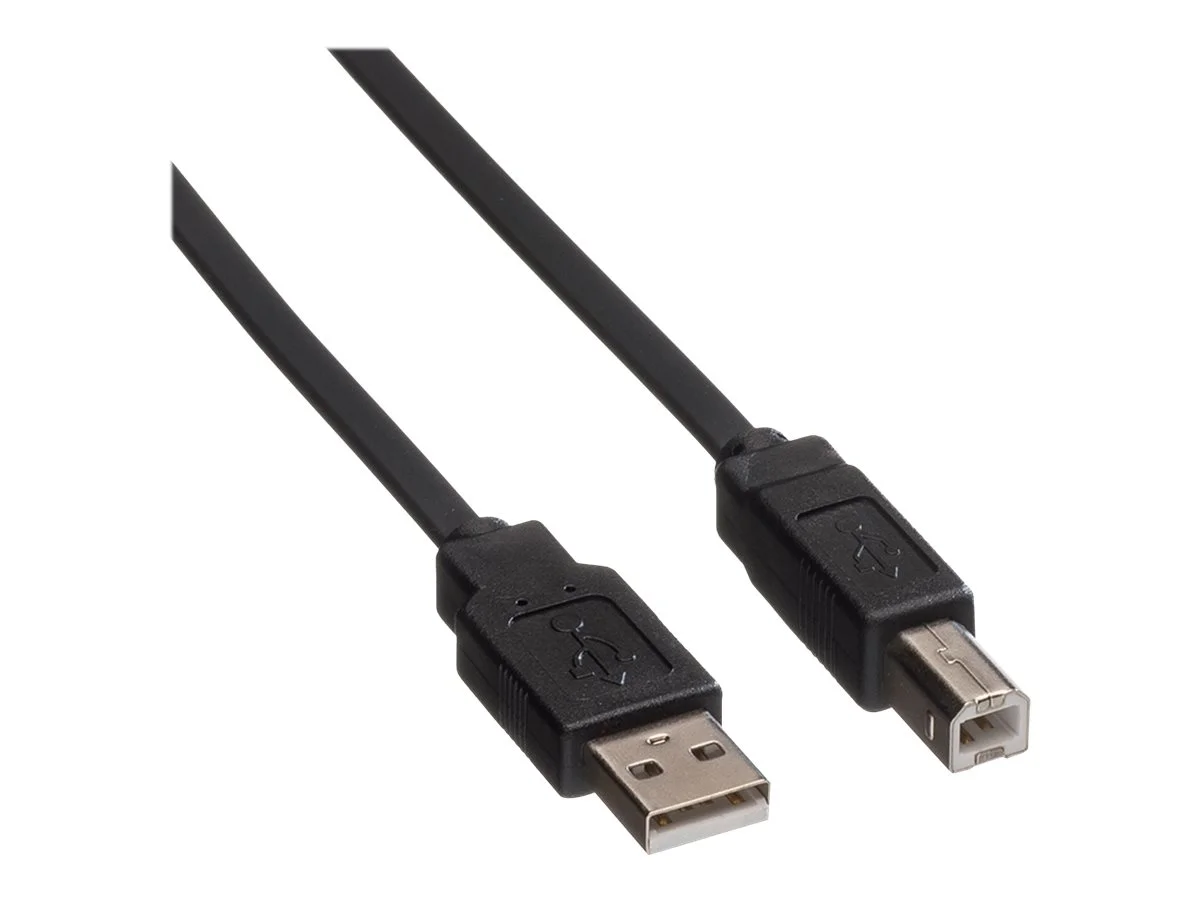 ROLINE USB 2.0 Notebook-Flachkabel 0,8m