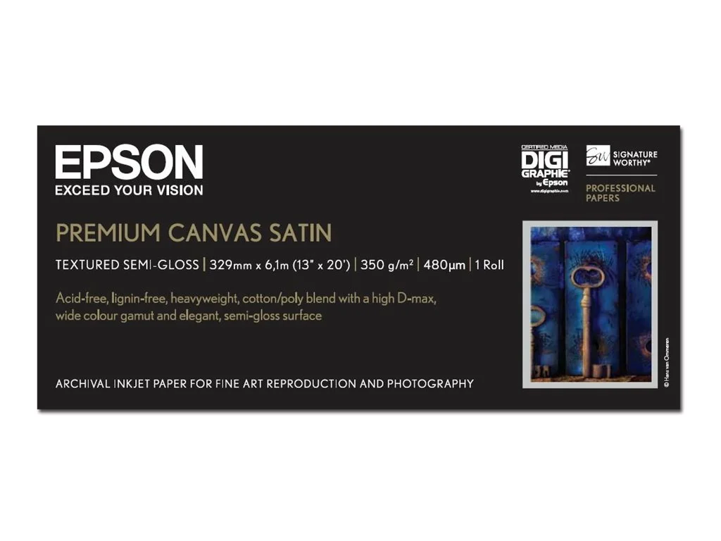 EPSON Papier Premium wasserfest 33cmx6m