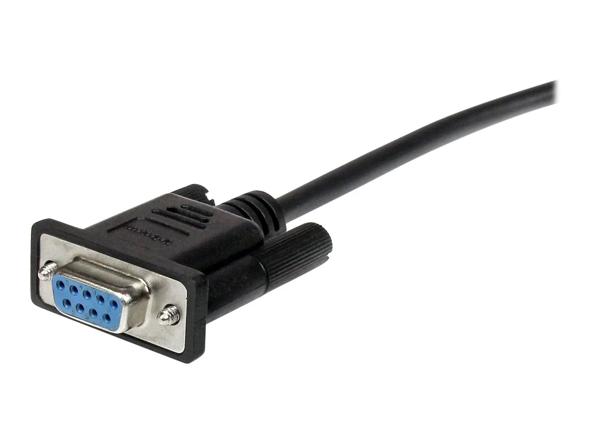 STARTECH 0.5m BK DB9 Serial Cable M/F