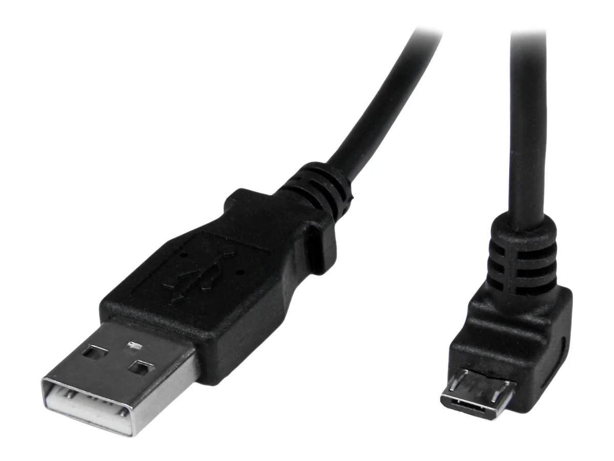 STARTECH 2m Down Angle Micro USB Cable