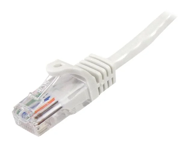 STARTECH 45PAT1MWH 1m White Cat 5e Cable