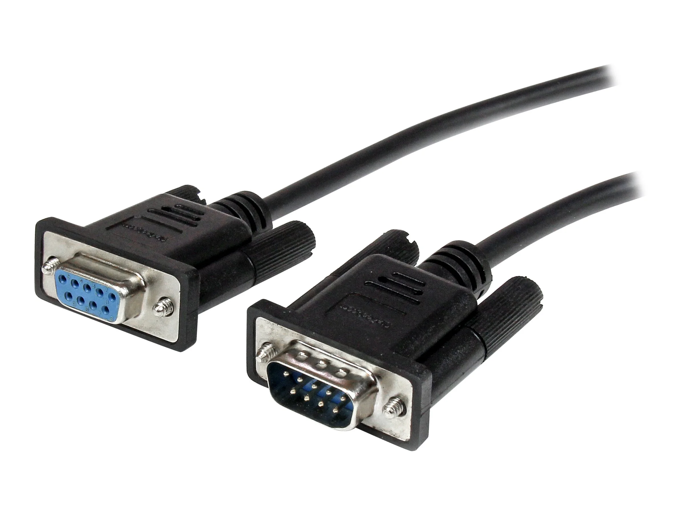 STARTECH 2m Black DB9 Serial Cable M/F
