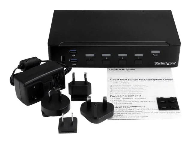 STARTECH 4 Port DisplayPort KVM Switch