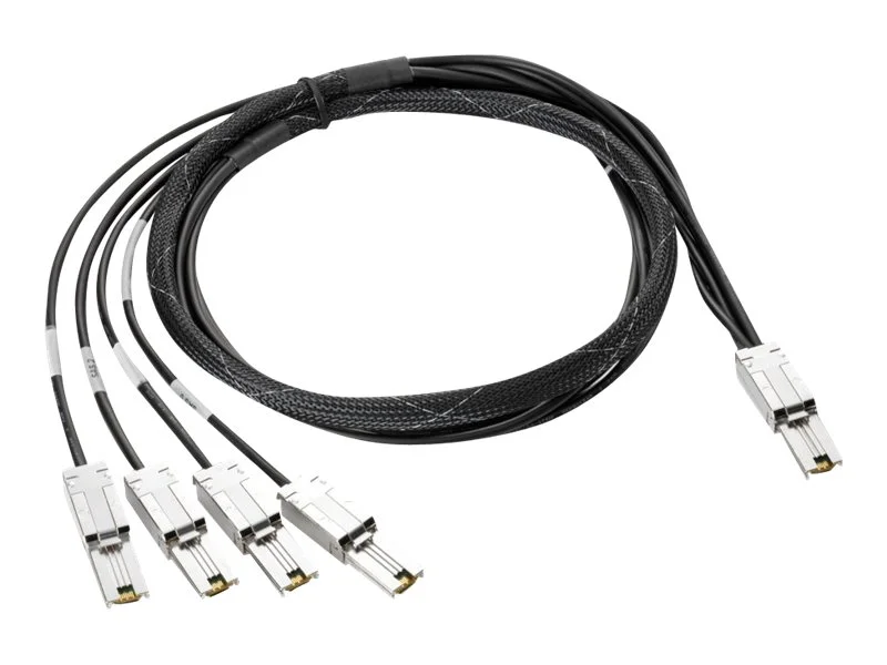 HPE Mini SAS Cable 4x1 External 2m