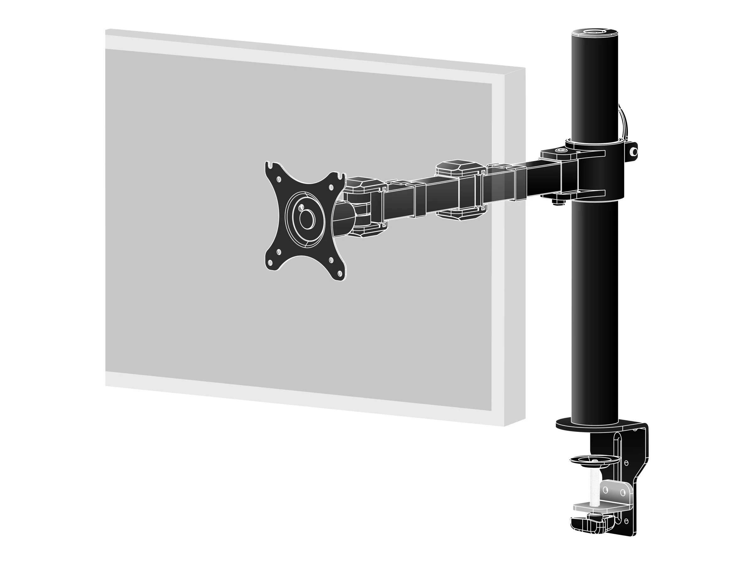 IIYAMA DS1001C-B1 Flexible desk mount