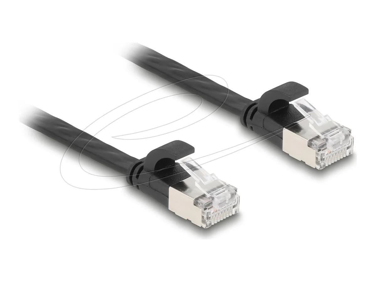 DELOCK RJ45 Flachband Patchk Cat.6A 2m