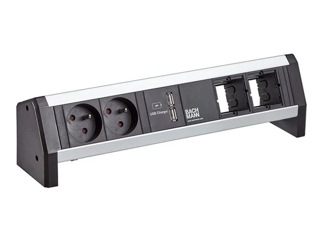 BACHMANN DESK 2xUTE 1xUSB Doppel Charger