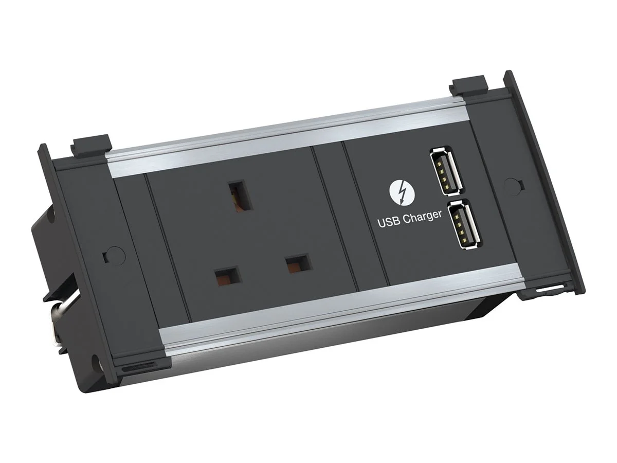 BACHMANN KAPSA XS 1xUK USB Charger Strom