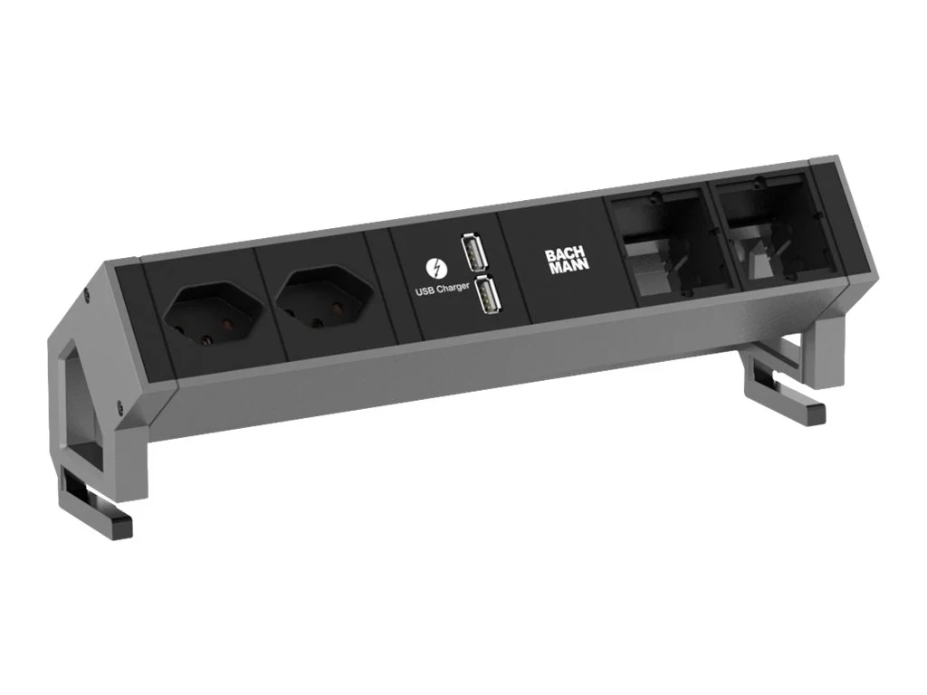 BACHMANN DESK2 2xCH T13 USB Charger 2xCM