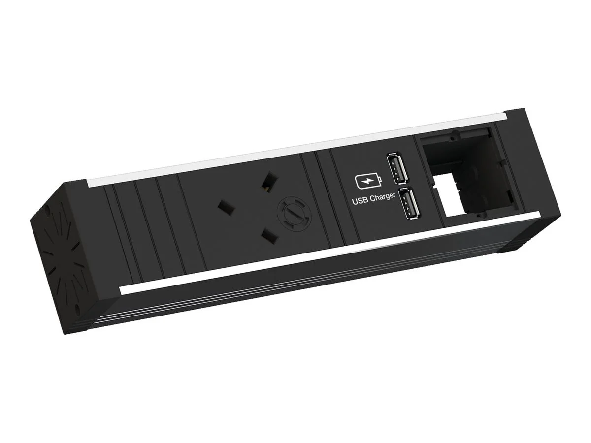 BACHMANN VENID 1xUK USB Charger 1xCM 0,2