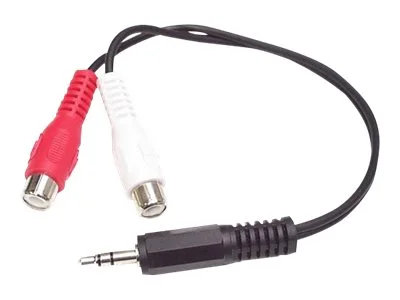 STARTECH 15cm RCA Stereo Audio Cable