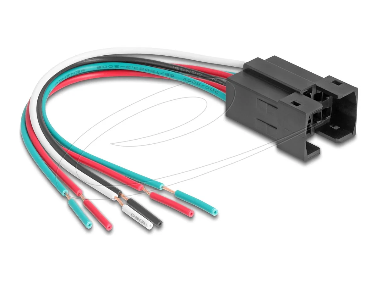 DELOCK Fassung für 25mm 6 Pin Taster od