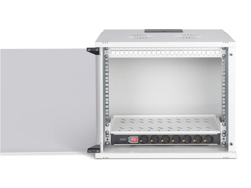 DIGITUS 48,26nch Netzwerk-Set 9HE Wandge