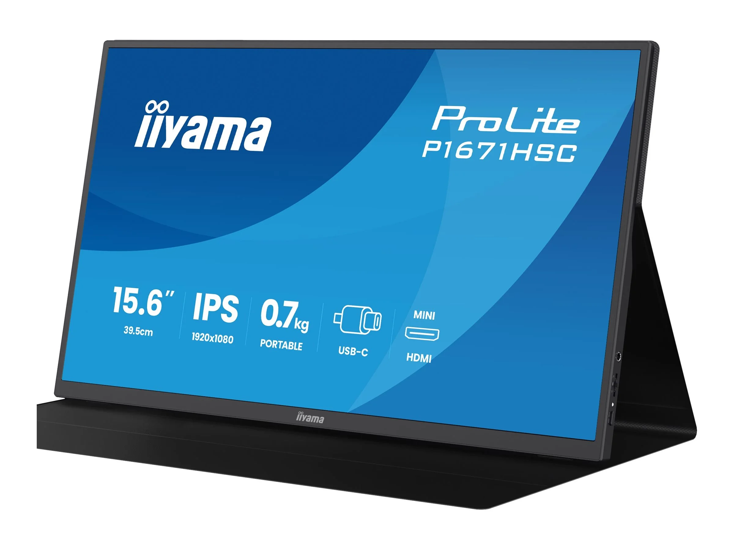 IIYAMA P1671HSC-B1 Portable 39,62cm IPS