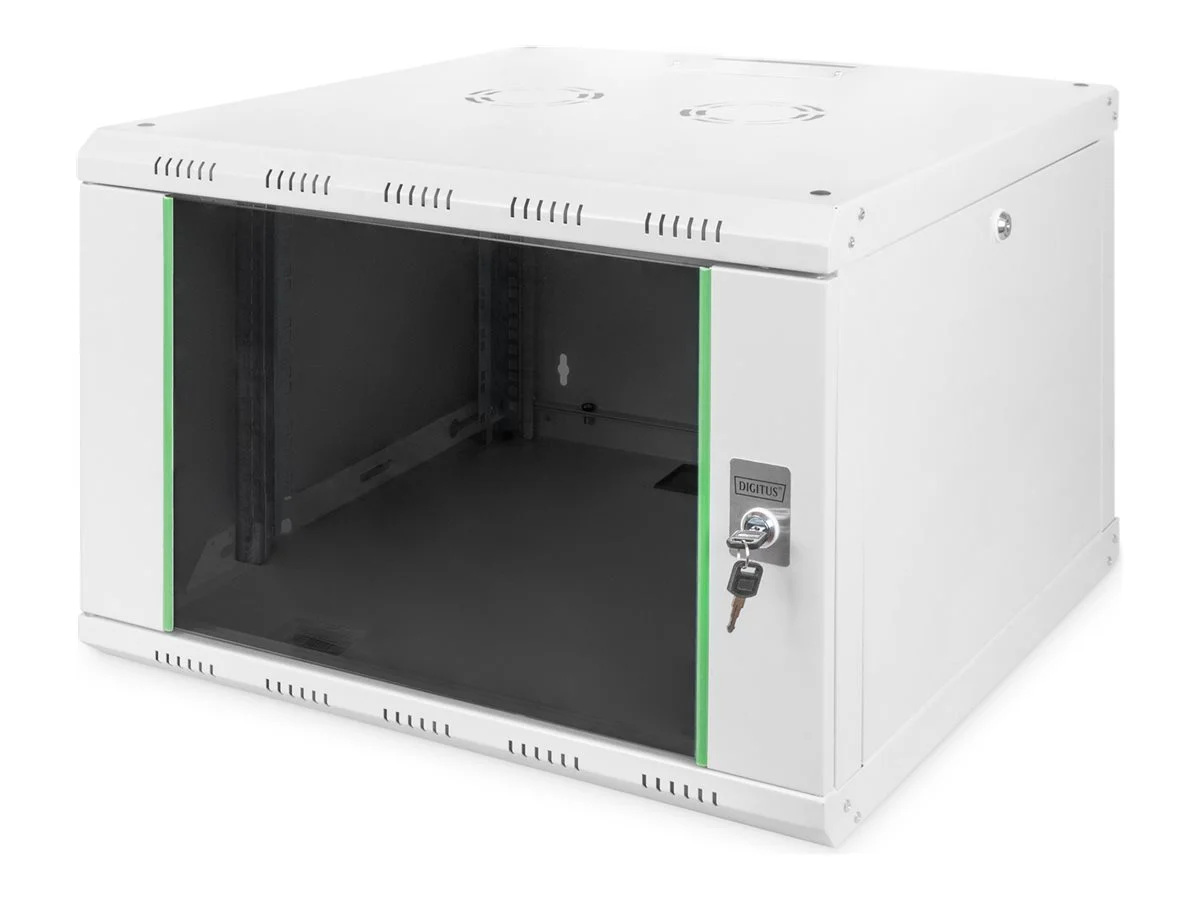 DIGITUS 48,3cm Wandschrank 7HE grau