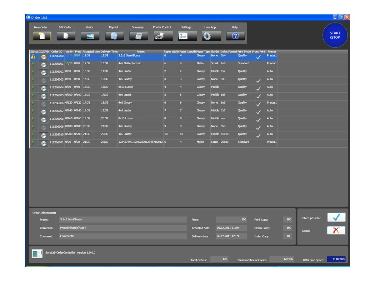EPSON SureLab OrderController LE