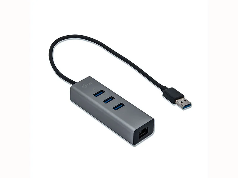 I-TEC USB 3.0 Metal HUB 3 Port Giga Lan