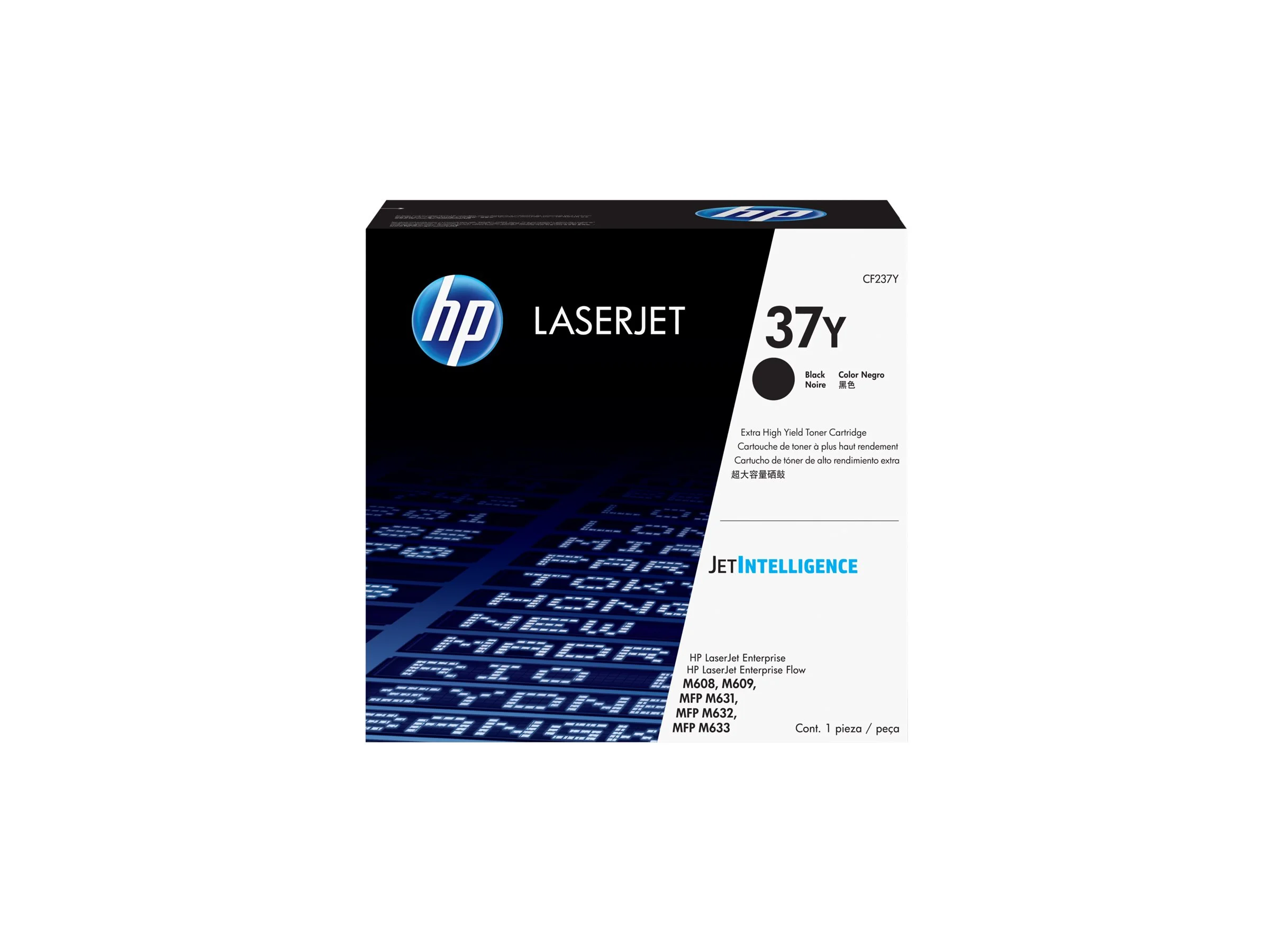 HP 37Y LaserJet Toner Schwarz HY