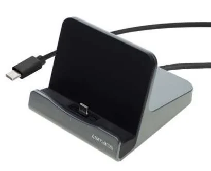 4smarts Charging Station VoltDock Tablet USB-C 60W  gunmetal