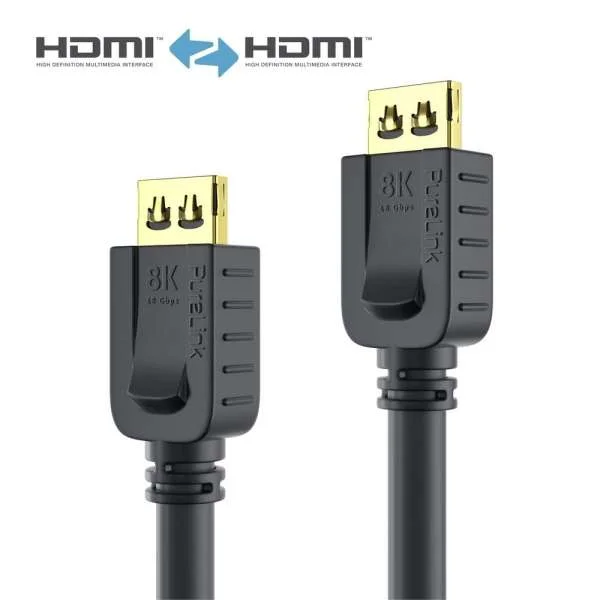 Zertifiziertes 8K Ultra High Speed HDMI Kabel - schwarz, 2.00m