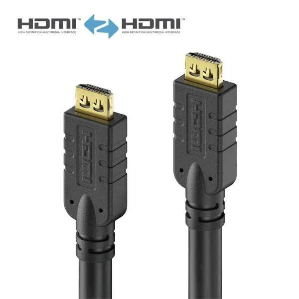 Zertifiziertes 4K Premium High-Speed HDMI-Kabel | schwarz, 15.0m​​​​​​​
