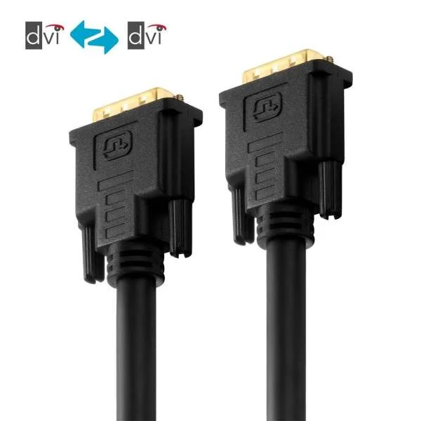 Zertifiziertes 2K DVI-Kabel - schwarz, 7.50m