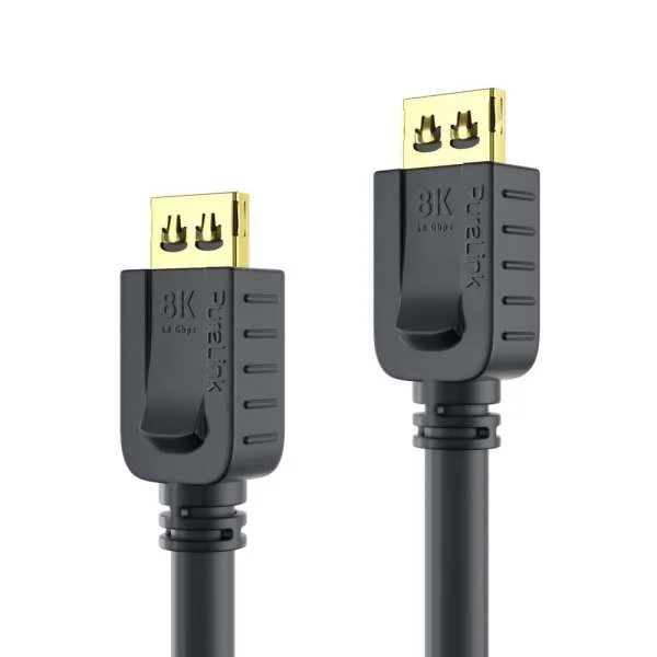 Zertifiziertes 8K Ultra High Speed HDMI Kabel - schwarz, 1.00m