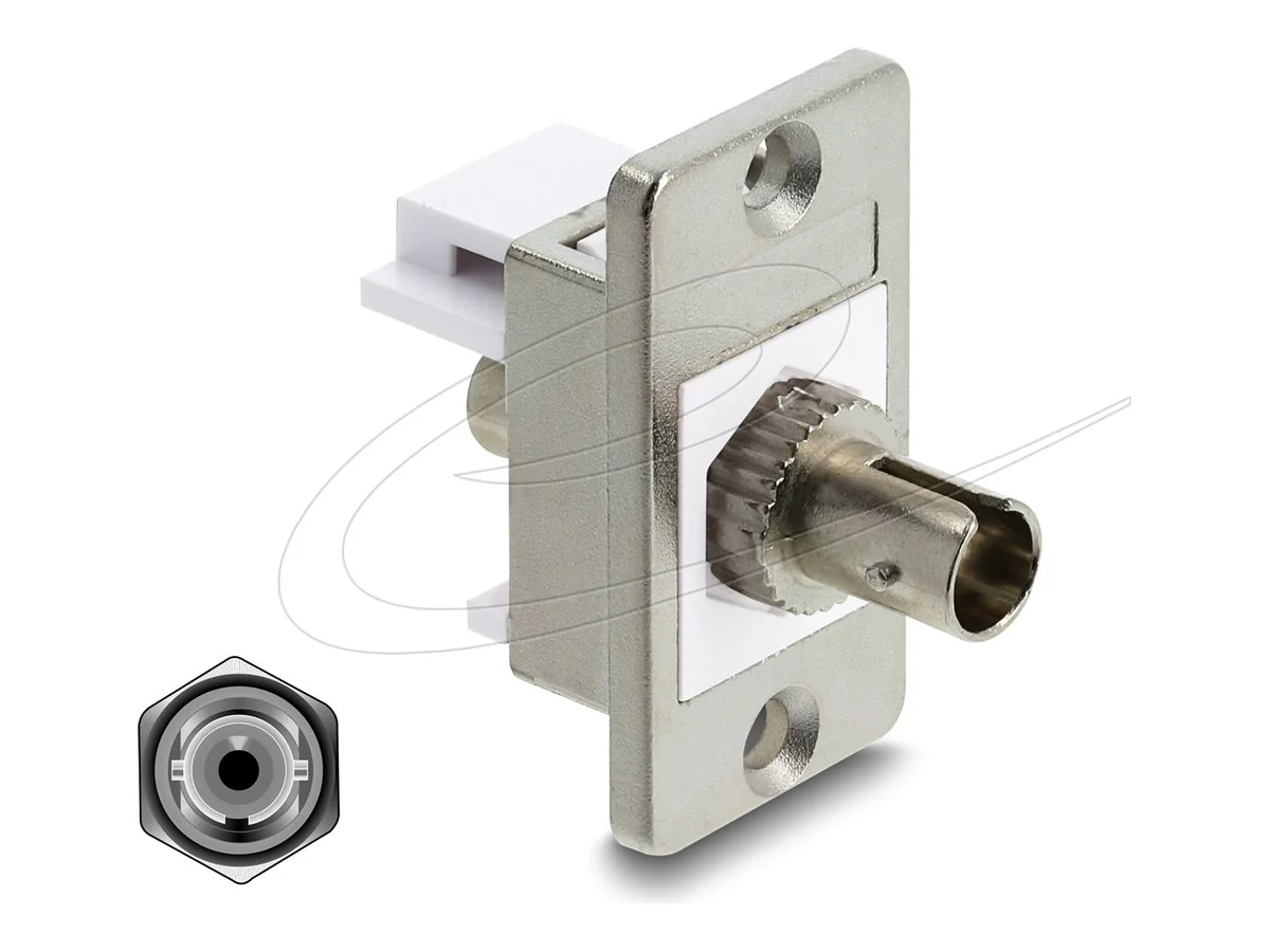 DELOCK Panel Mount ST Simplex Buchse zu