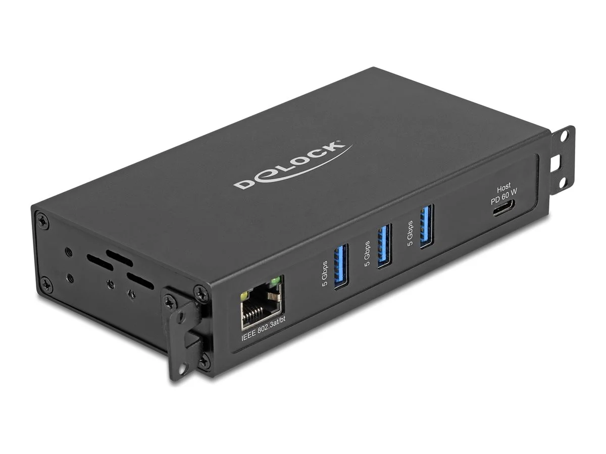 DELOCK 3 Port USB 5 Gbps Hub + RJ45 Giga
