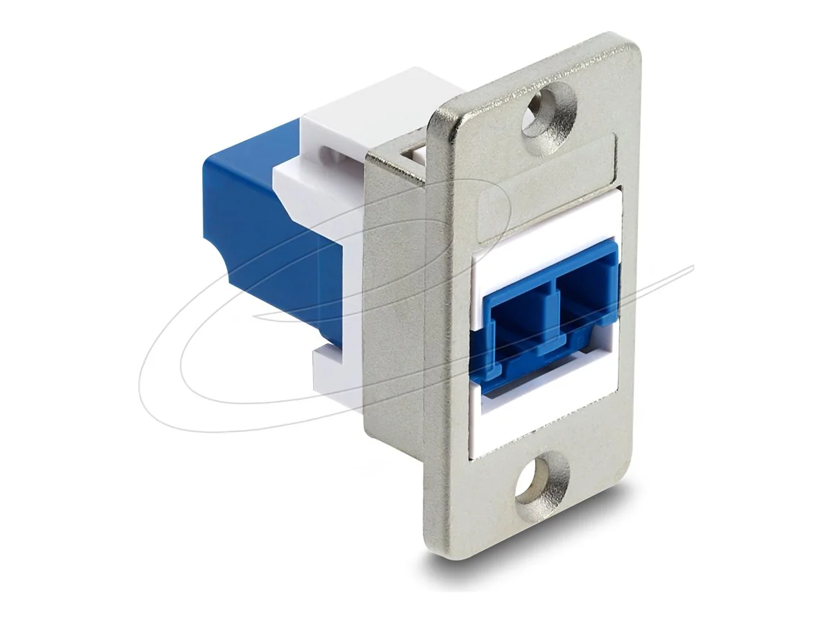 DELOCK Panel Mount LC Duplex Buchse zu L