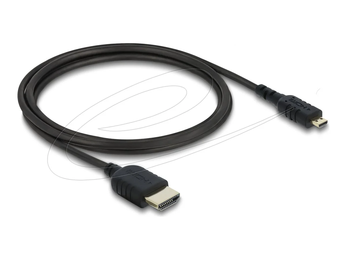 DELOCK Koaxiales Kabel HDMI zu Micro 1m