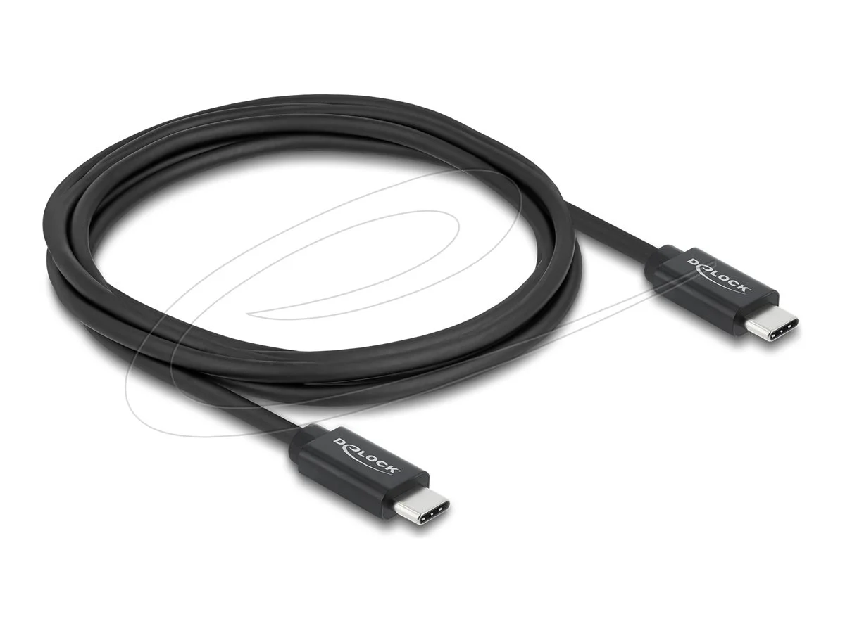 DELOCK Koaxiales USB 40 Gbps Kabel 2m