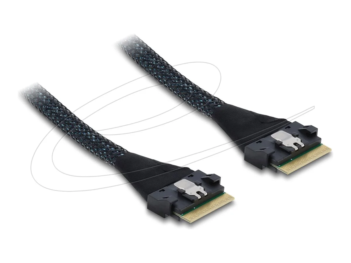 DELOCK PCIe 4.0 Kabel Slim SAS SFF-8654