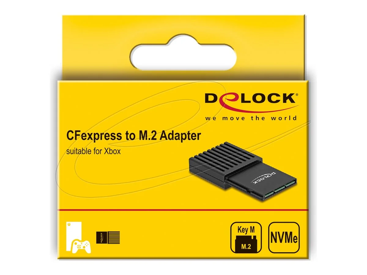 DELOCK CFexpress zu M.2 Adapter passend