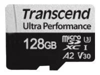 TRANSCEND 128GB microSD w/ adapter UHS-I