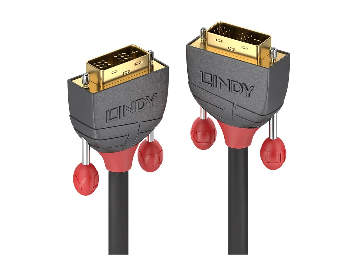 LINDY 10m DVI-D Kabel M/M Anthra Line