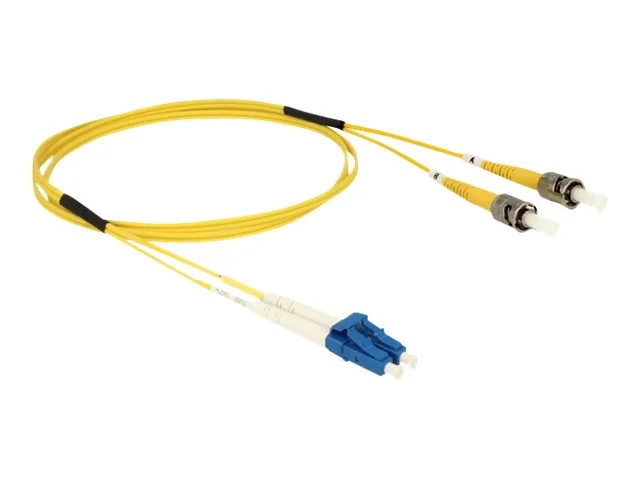 DELOCK Kabel LWL LC>ST Singlemode OS2 1m