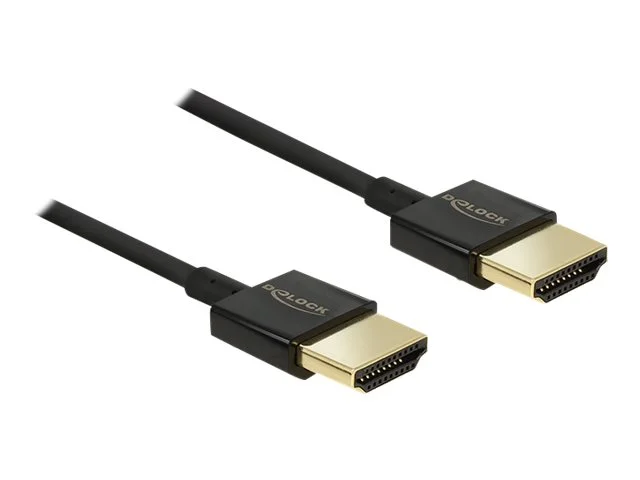 DELOCK Kabel HDMI-A Stecker 3D 4K 1 m