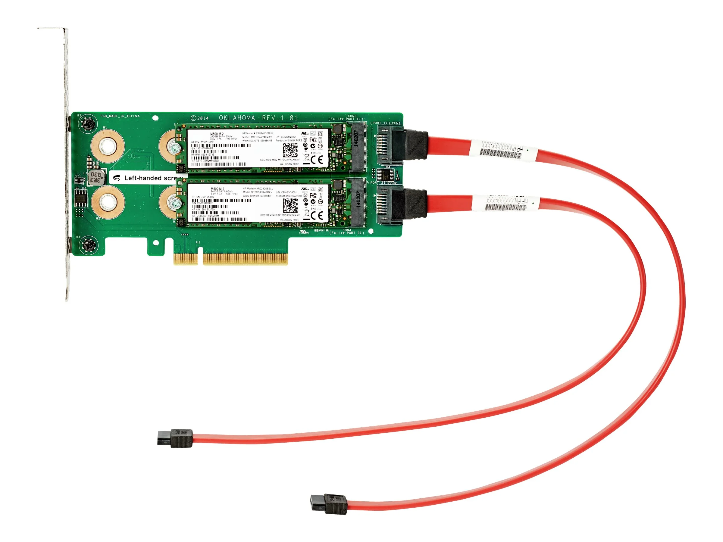 HPE Universal SATA HH M.2 Kit