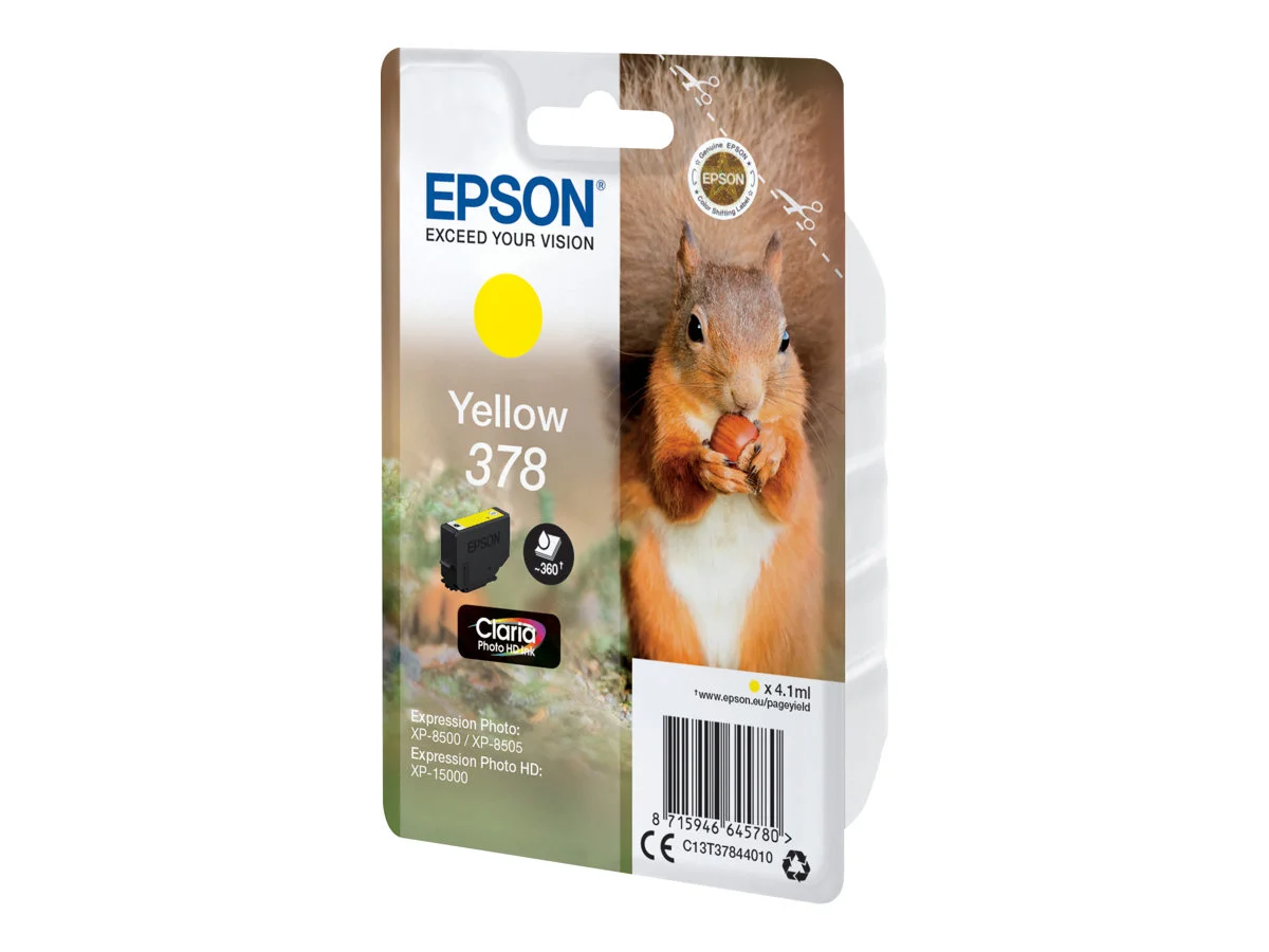 EPSON 4LB Singlepack Yellow 378