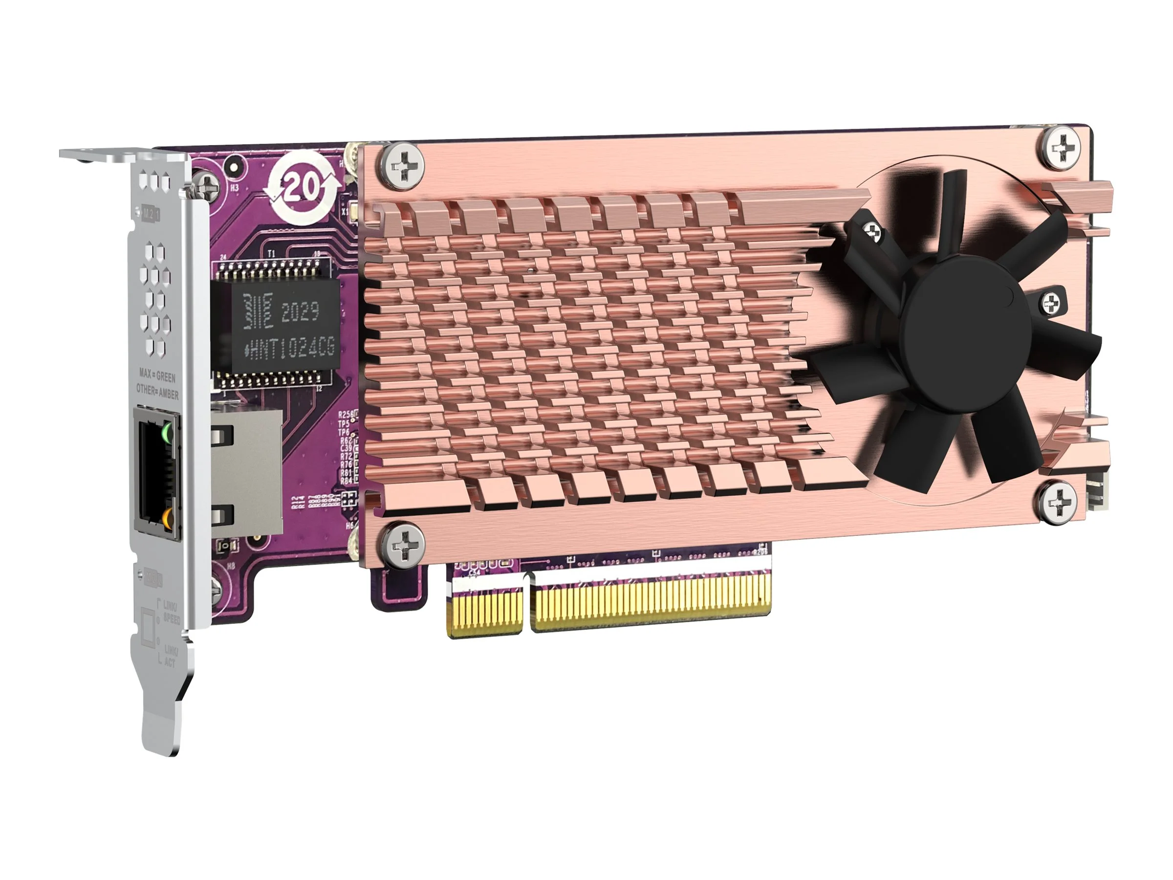 QNAP Card QM2 series 2xPCIe 2280 M.2 SSD