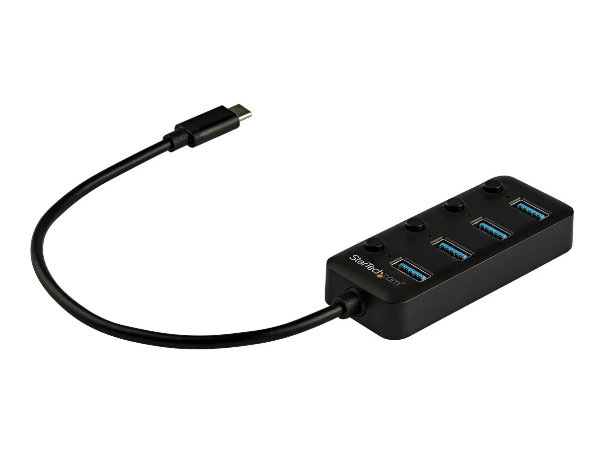 STARTECH 4 Port USB-C Hub mit An/Aus