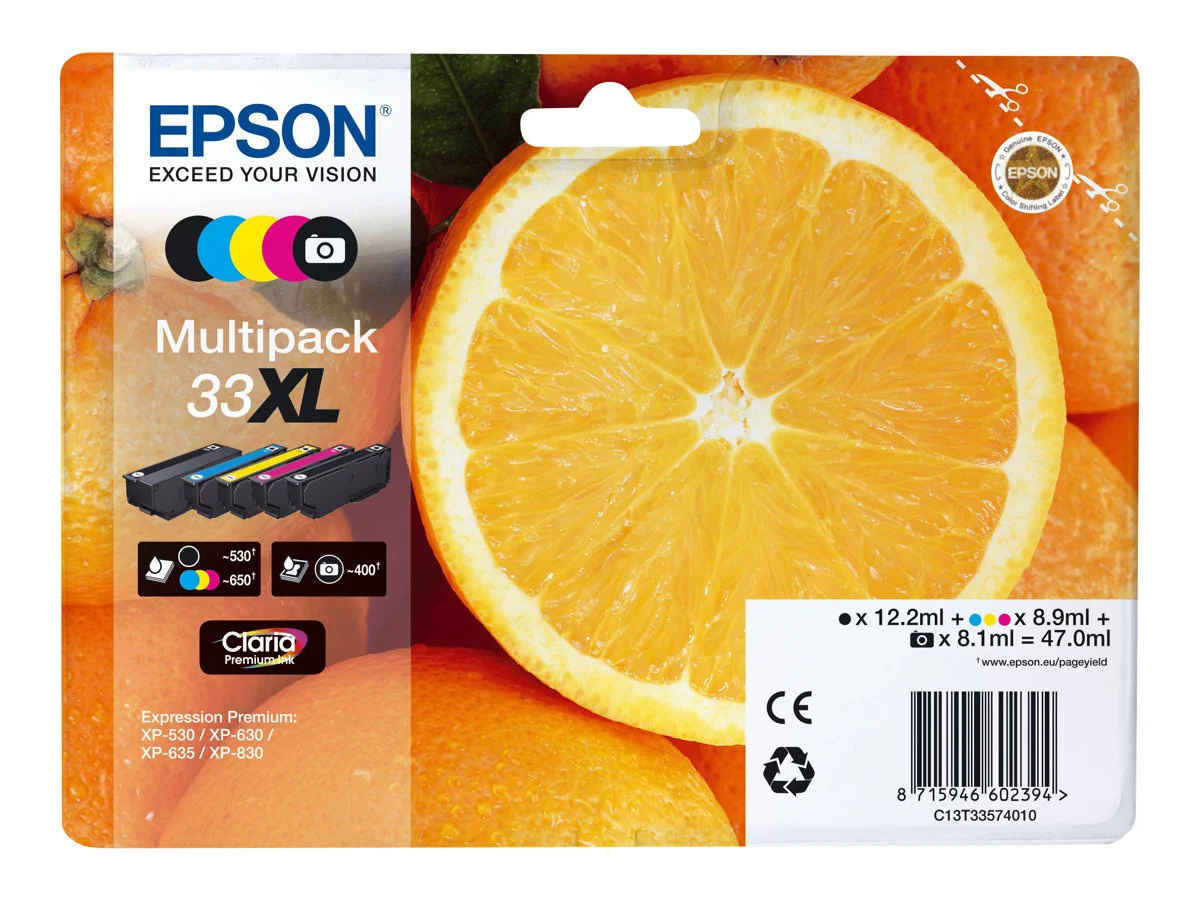 EPSON 4LB Multipack 5-colours 33XL