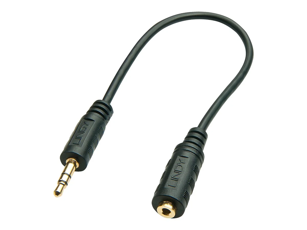 LINDY Audioadapterkabel 3,5mm m/2,5mm f