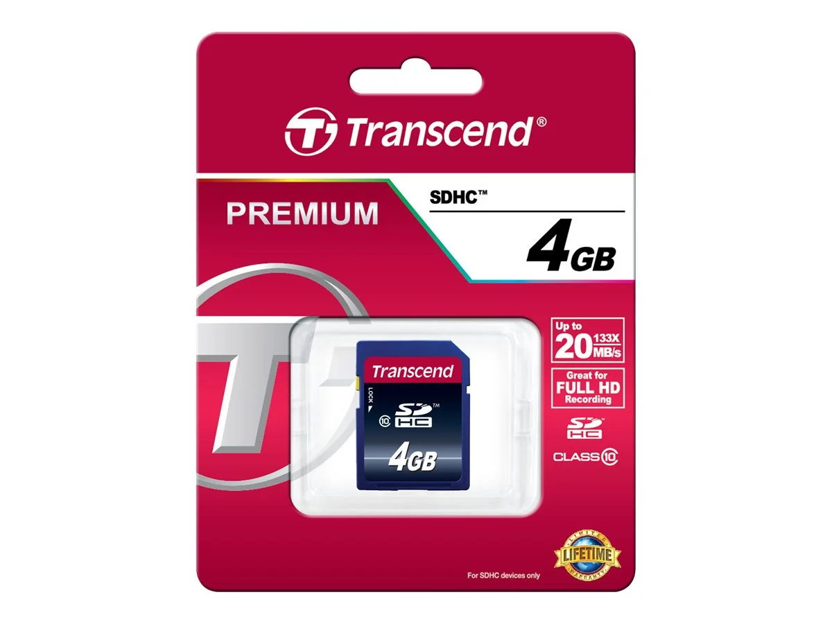 TRANSCEND Premium 4GB SDHC UHS-I