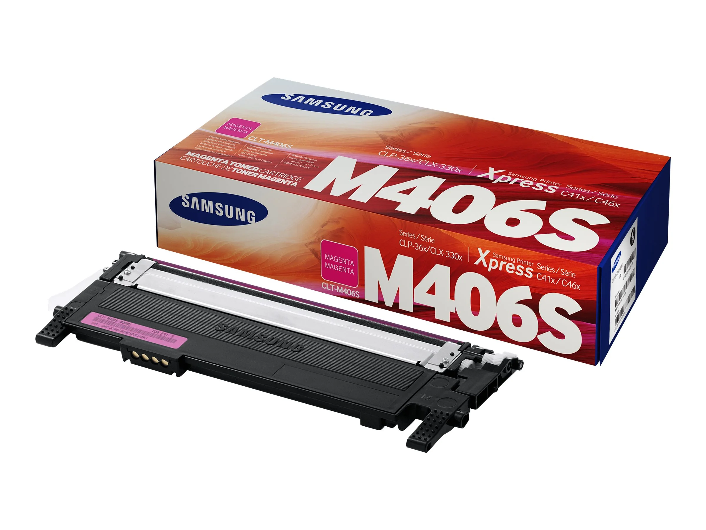 SAMSUNG CLT-M406S Magenta Toner Cartridg