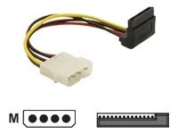 DELOCK Adapter Power SATA 90 U->4pin/St