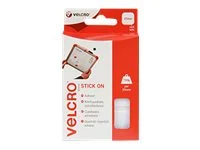 VELCRO Klettquadrate Selbstklebend Weiss