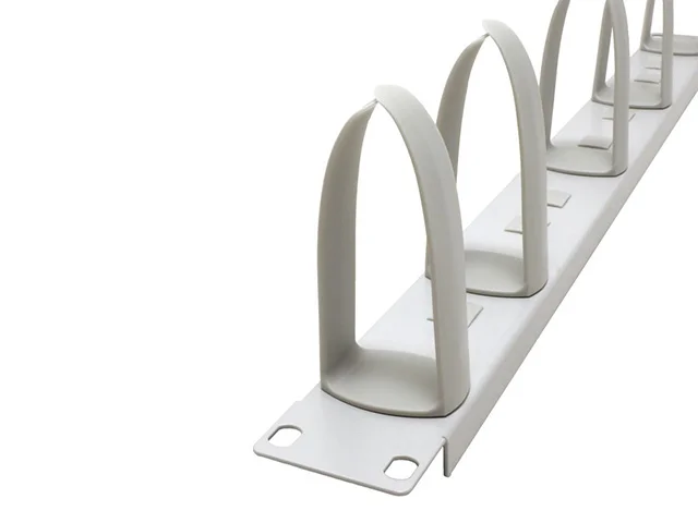 VALUE 48,26cm-Frontplatte 1HE mit 5 grau