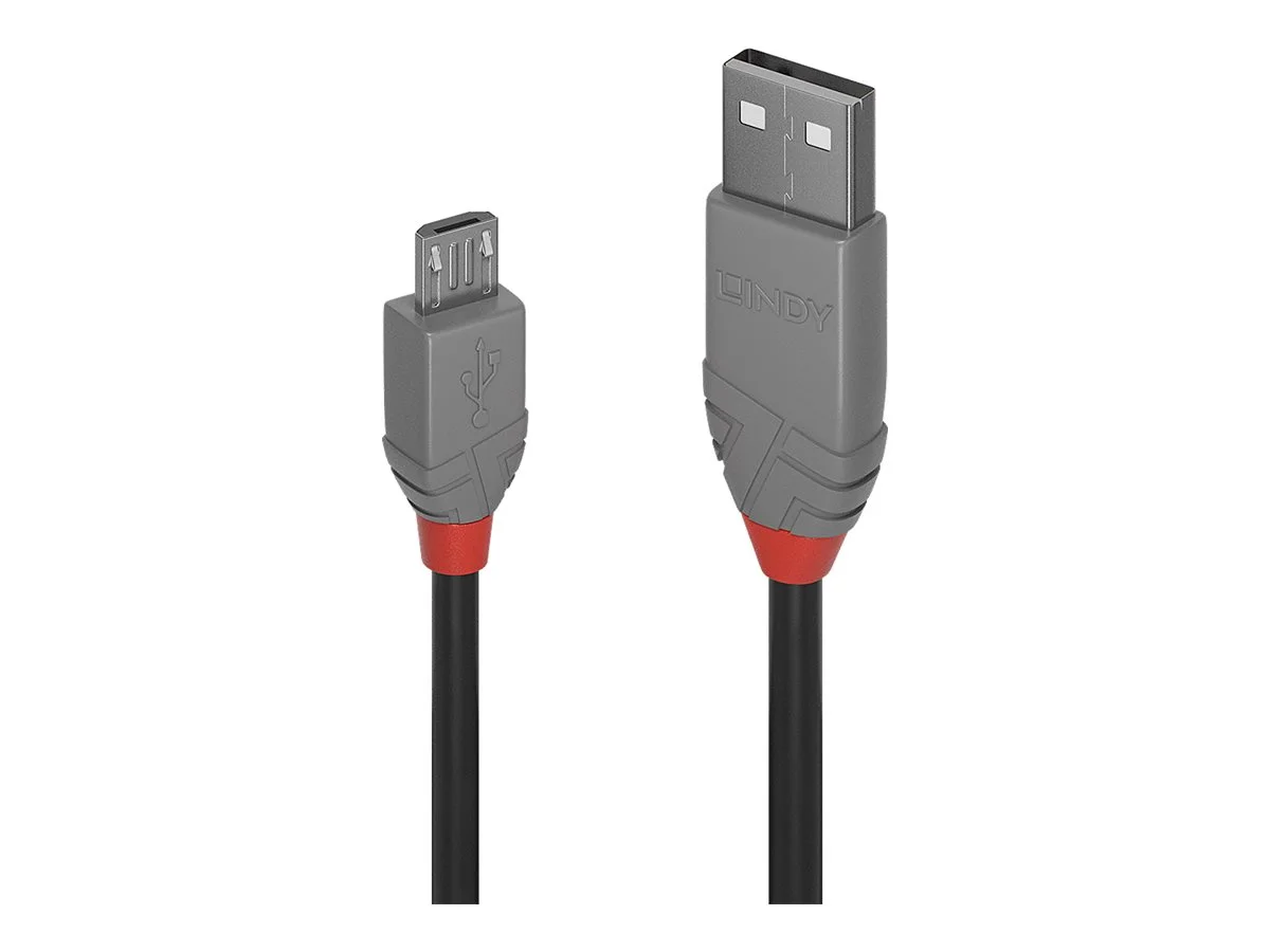 LINDY 5m USB 2.0 A/Micro-B Anthra Line